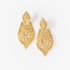 Queen Earrings Icone in Gold Plated Silver