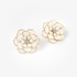 Fashionable bold flower earrings