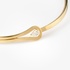 Gold chocker with pear cut diamond centre