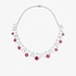 Stunning octagonal ruby and diamond necklace