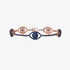 Netali Nissim gold 5 eye bracelet with sapphires