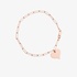 Pink gold bracelet with heart