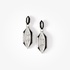 Gorgeous titanium earrings with diamonds