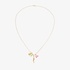 Gold plated Valentina Ferragni "TEDDY" necklace