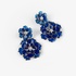 Long fashionable flower earrings