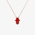 Netali Nissim fatima necklace with red enamel