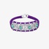 Van Den Abeele bracelet ''Olinda Emerald '' purple