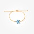 Light blue starfish bracelet