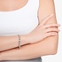 Invisible sapphire bracelet