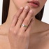 Δαχτυλίδι Chiara Ferragni με πράσινο σμάλτο και καρδιά