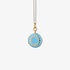 Monica Rich Kosann round locket with turquoise enamel
