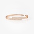 Gold bangle bracelet with diamonds