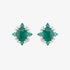 Stunning emerald studs