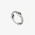 Gucci silver GG ring with chain design