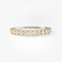 White gold open bangle bracelet with marquise diamonds in gold setting