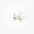 Chiara Ferragni turquoise cross hoops