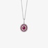 Pendant with diamonds and rubies