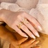 Μοντέρνο δαχτυλίδι με κίτρινα διαμάντια Marquise
