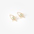 Impressive evil eye geometrical earrings