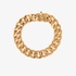 Bold gold chain bracelet