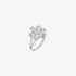 Flower illusion diamond ring