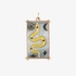 Mother-of-pearl pendant Maura Green tarrot card ''The Serpent ''