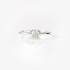 Solitaire oval cut diamond ring