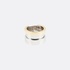 Plain white gold band ring