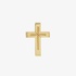 Cross in yellow gold double side