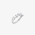Fancy shape diamond half band ring