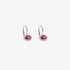 white gold earrings with rubies and diamonds