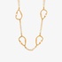 Long gold chain with oval links