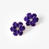 Fashionable flower earrings