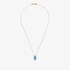 Netali Nissim silver mini hamsa necklace Turquoise