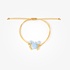 Light blue crab bracelet