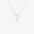 Outline triangle pendant