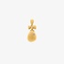 Gold easter egg pendant