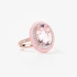 Όμορφο ροζ δαχτυλίδι από μοργανίτη