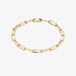 Gucci paper clip gold bracelet