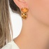 Citrine doublet earrings