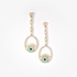 Earrings with evil eye