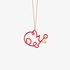Lucky 2024 red charm pendant