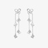 Two lines butterfly happy earrings