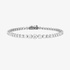 Mixed-size diamond elegant tennis bracelet