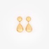 Silver gold plated earrings