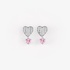 Chiara Ferragni double heart earrings