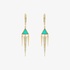 Summer turquoise drop earrings