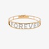 Bangle in yellow gold forever