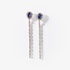 Modern thin chain earrings