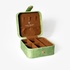 Green jewelry box “Bow”